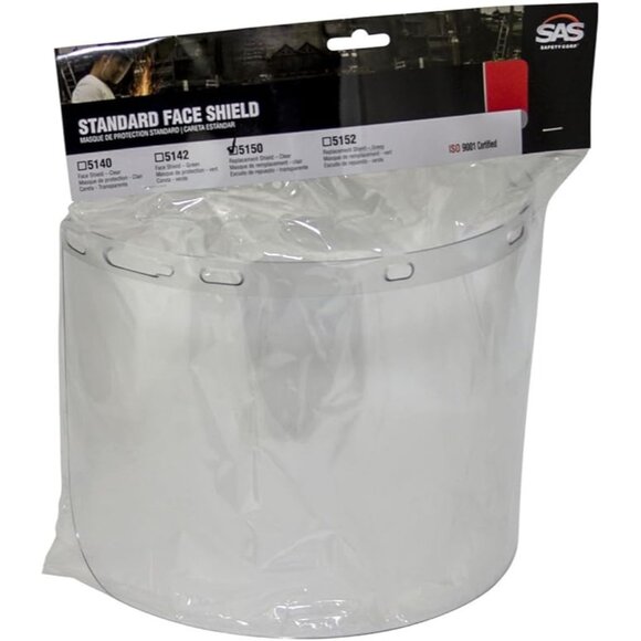 SAS Safety 5150 Replacement Face Shield For 5140, Clear - Picture 2 of 5